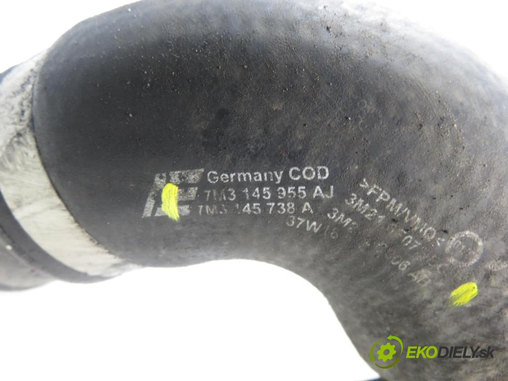 VW SHARAN (7M8, 7M9, 7M6) MINIVAN 2007 103,00 2.0 TDI - BRT 1968,00 Rúra intercoolera turba 7M3145961G ; 7M3145737B ; 7M3145955AJ