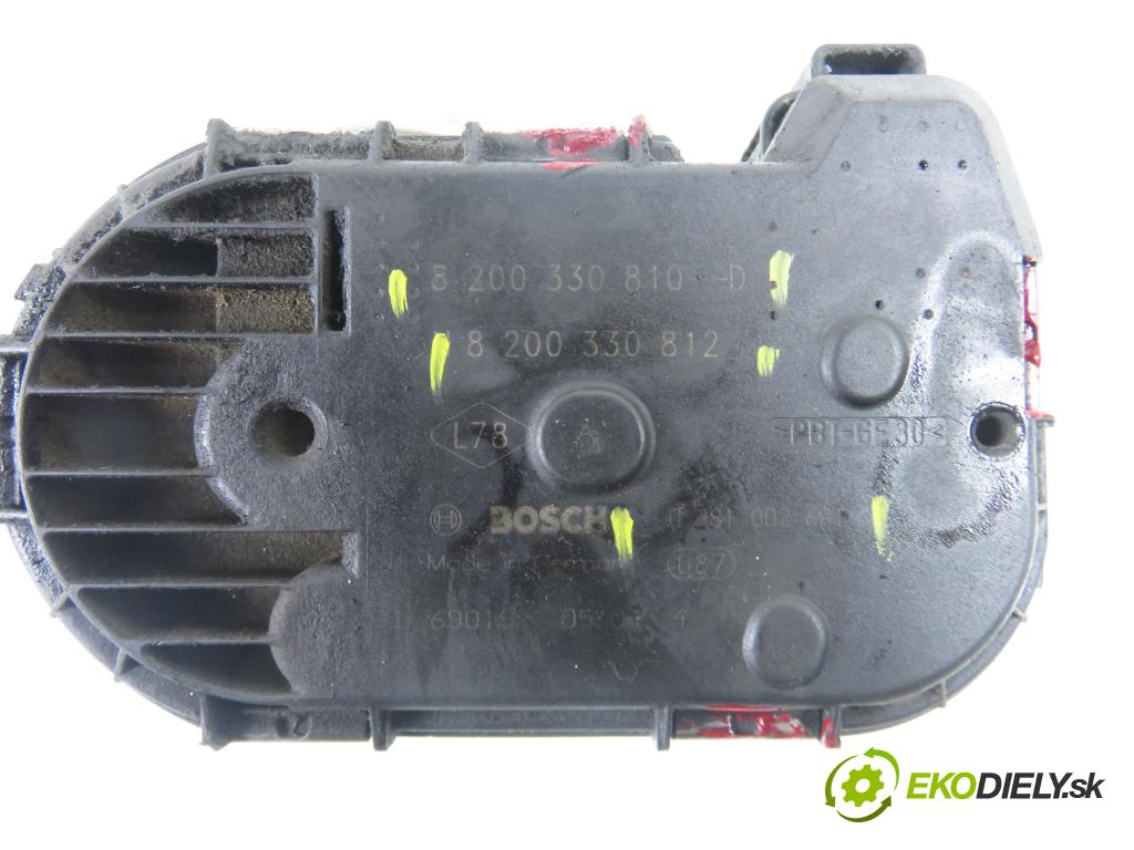 RENAULT TRAFIC II Skrzynia (FL) FURGON 2007 84,00 2.0 dCi 115 - M9R 780 1995,00 Škrtiaca klapka 8200330810D ; 8200330812 ; 0281002681 (Škrtiaca klapka)