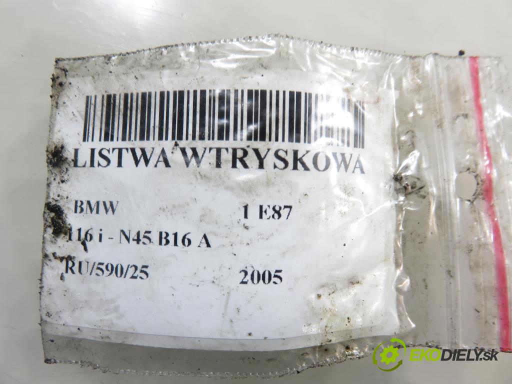 BMW 1 (E87) HB 2005 85,00 116 i - N45 B16 A 1596,00 Lišta vstrekovacia 7506158 ; 7530420 ; 7526892 (Vstrekovacia lišta)