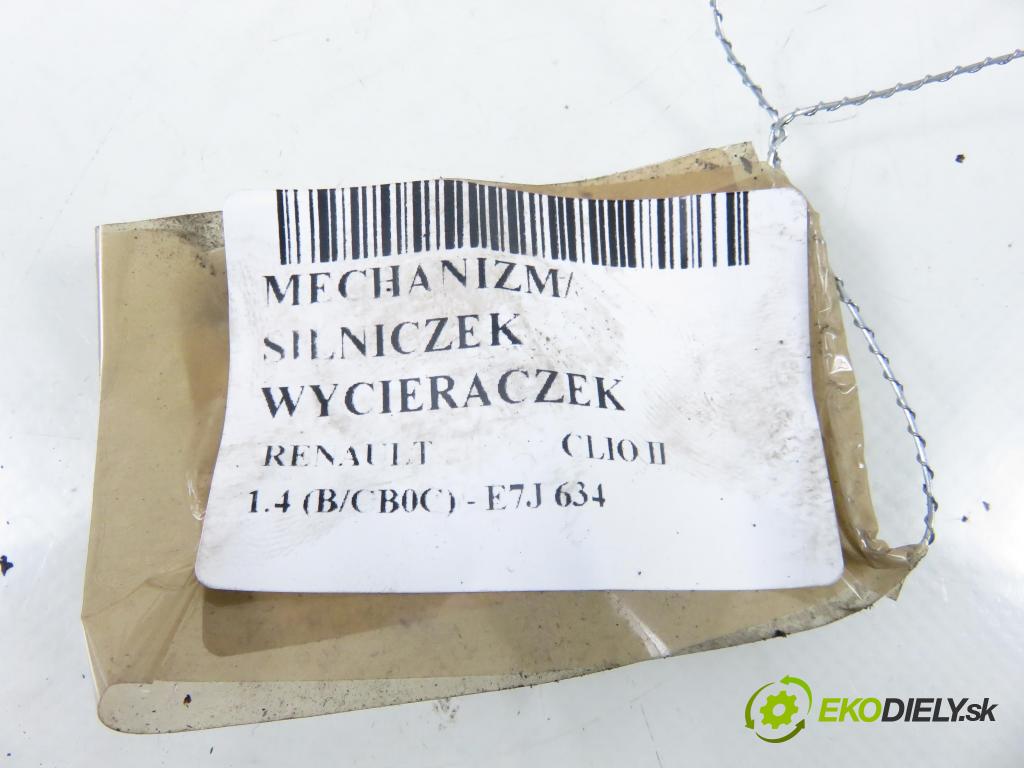 RENAULT CLIO II (BB_, CB_) HB 2000 55,00 1.4 (B/CB0C) - E7J 634 1390,00 Motorček stieračov 53555102