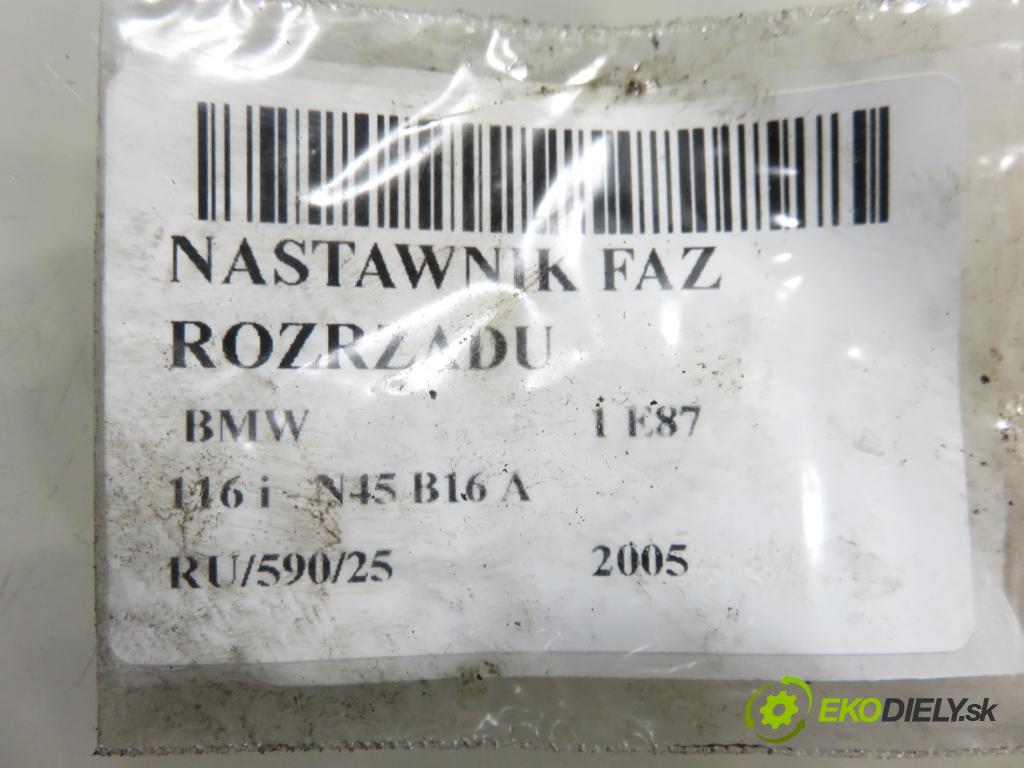 BMW 1 (E87) HB 2005 85,00 116 i - N45 B16 A 1596,00 Nastavovač časovania Vačkový hriadeľ: 103361 (Motor a príslušenstvo ostatné)