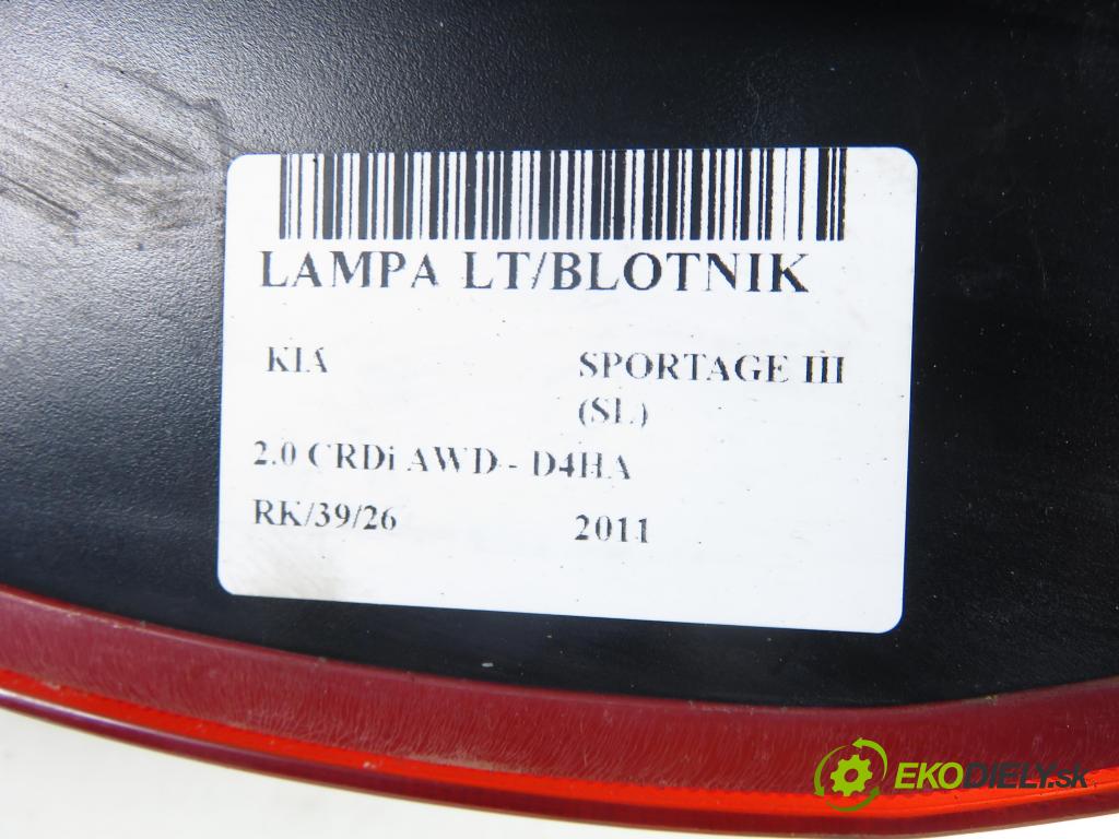 KIA SPORTAGE (SL) SUV 2011 100,00 2.0 CRDi AWD 136 - D4HA 1995,00 Svetlo ľavé zadné 924013W0