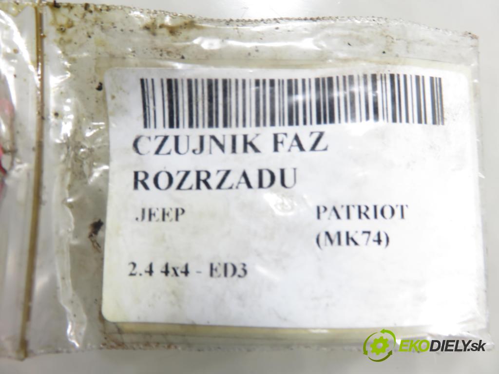 JEEP PATRIOT (MK74) SUV 2008 125,00 2.4 4x4 - 170 DOHC 16V Dual VVT (ED3) 2360,00 Snímač časovania Vačkový hriadeľ: 4483AA