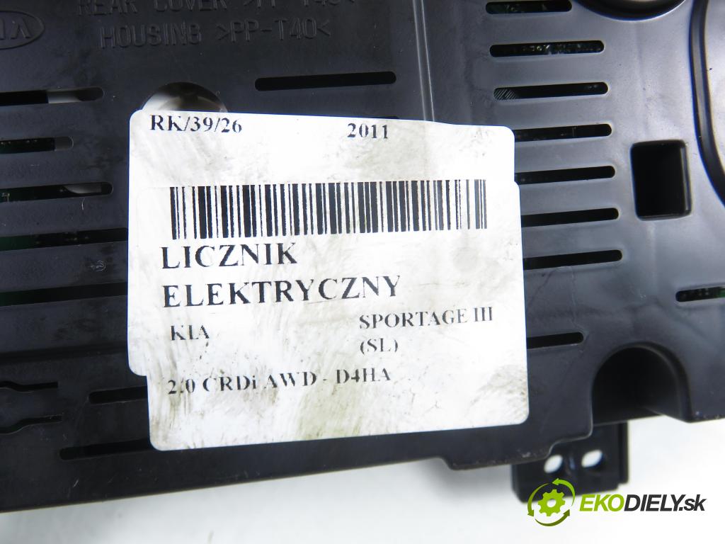 KIA SPORTAGE (SL) SUV 2011 100,00 2.0 CRDi AWD 136 - D4HA 1995,00 Prístrojovka elektrický 940133U576