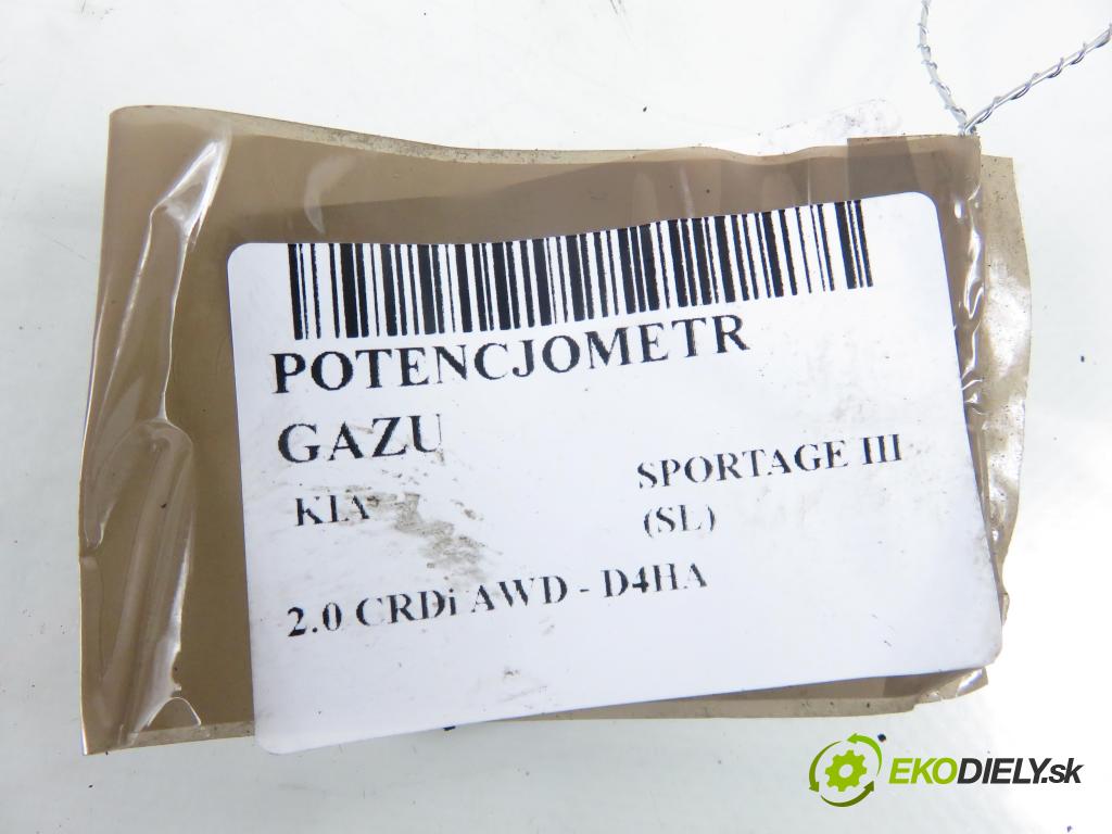 KIA SPORTAGE (SL) SUV 2011 100,00 2.0 CRDi AWD 136 - D4HA 1995,00 Potenciometer plynu 327002S100 (Potenciometer plynového pedálu)
