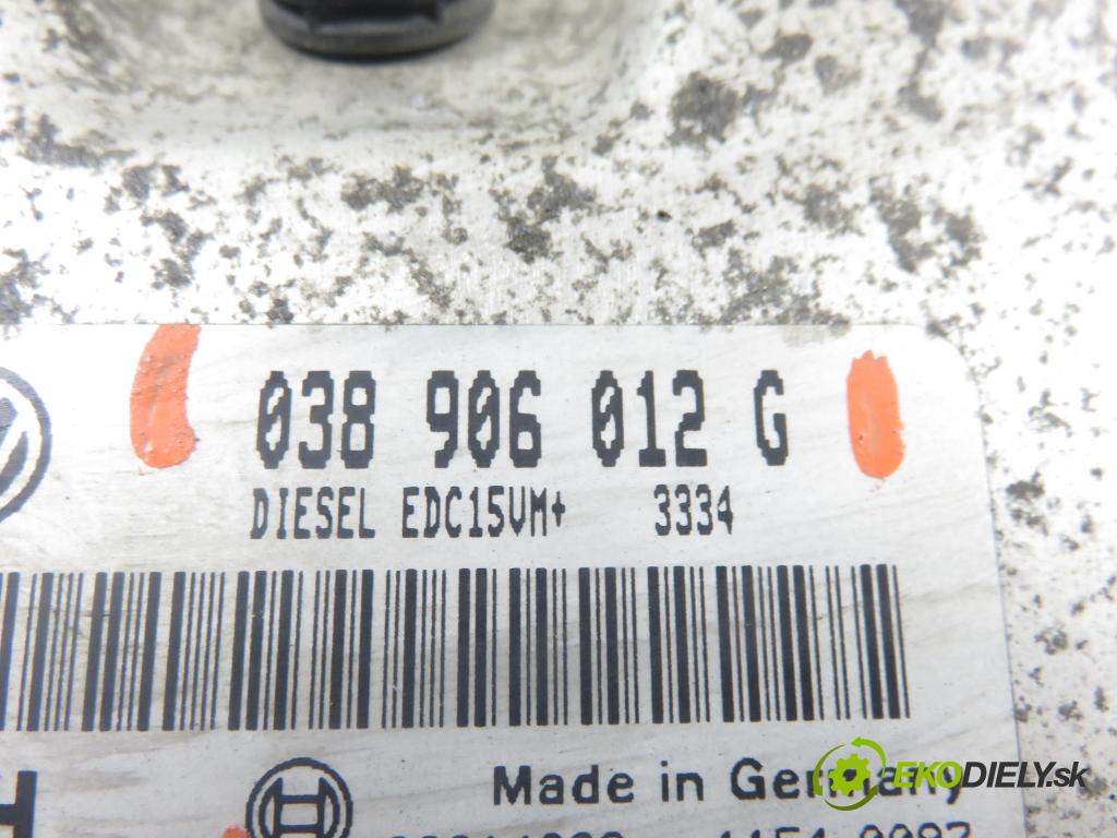 SKODA OCTAVIA I (1U2) LIFTBACK 2001 81,00 1.9 TDI - AHF 1896,00 Riadiaca jednotka Motor 038906012G ; 0281010128