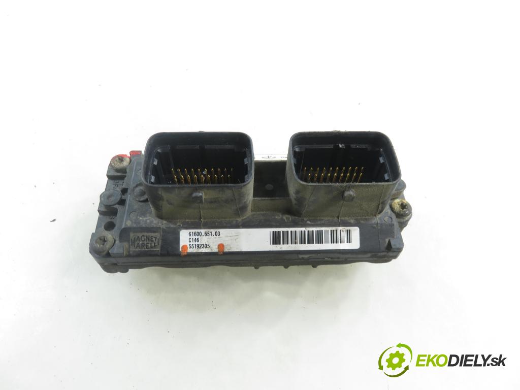 FIAT PUNTO (188_) HB 2004 44,00 1.2 60 - 188 A4.000 1242,00 Riadiaca jednotka Motor IAW5AFP3 ; 55192305