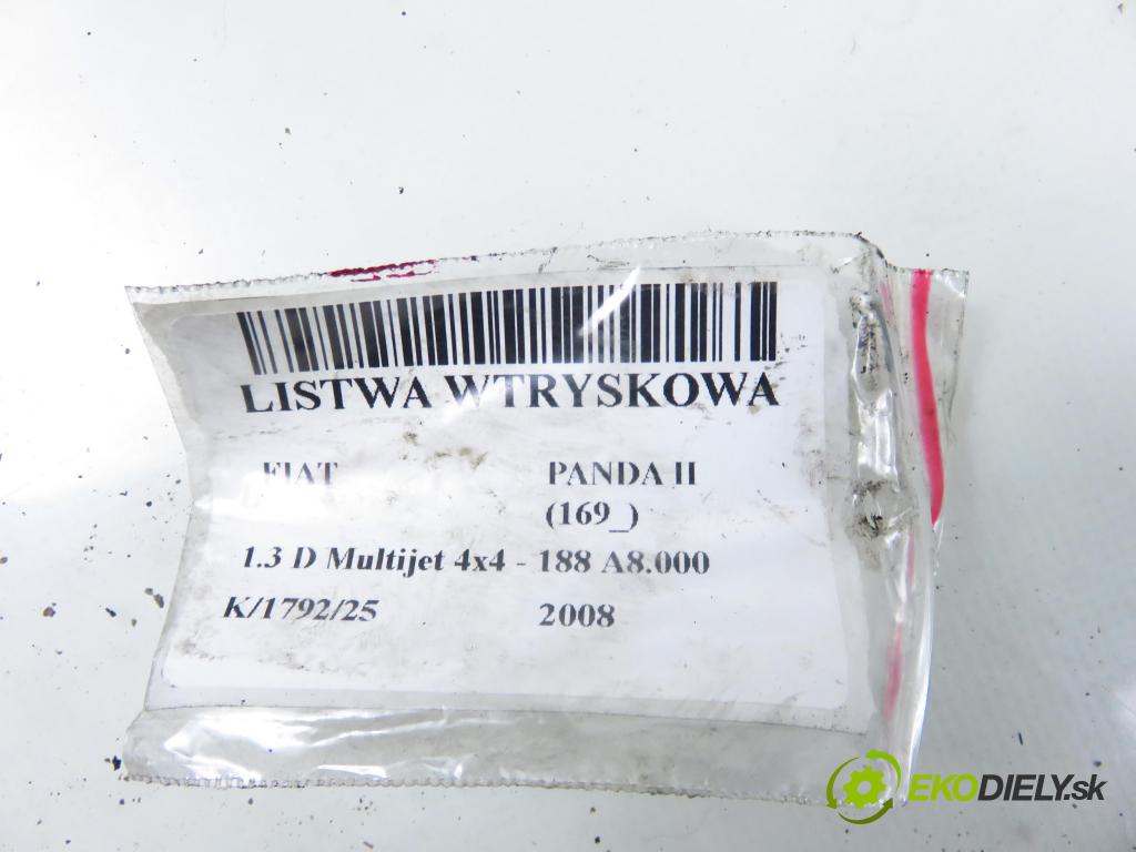 FIAT PANDA (169_) HB 2008 51,00 1.3 D Multijet 4x4 - 188 A8.000 1248,00 Lišta vstrekovacia 0281002584 ; 55210069 ; 0445214044 (Vstrekovacia lišta)