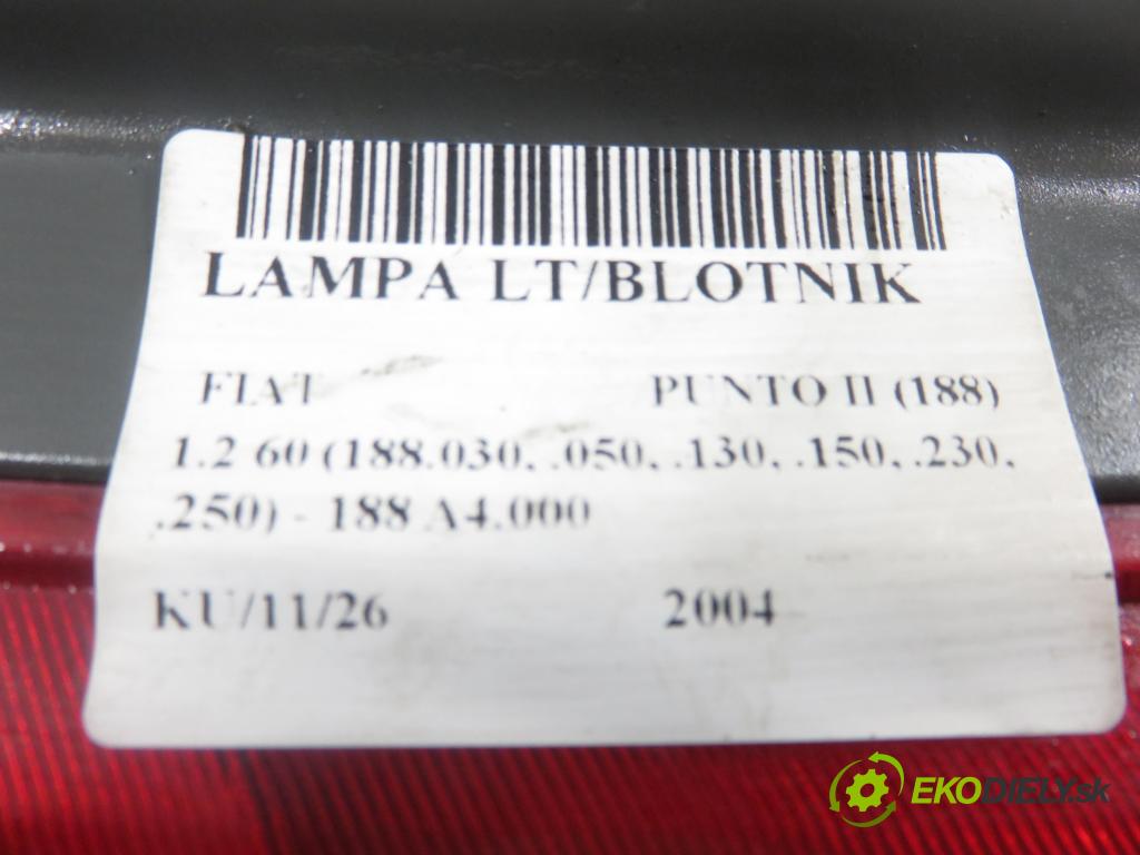 FIAT PUNTO (188_) HB 2004 44,00 1.2 60 - 188 A4.000 1242,00 světlo levé zadní 