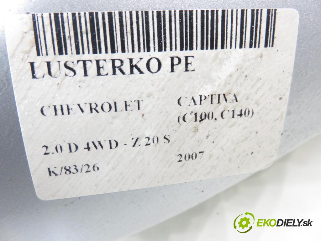 CHEVROLET CAPTIVA (C100, C140) SUV 2007 110,00 2.0 D 4WD 1991,00 Spätné zrkadlo 