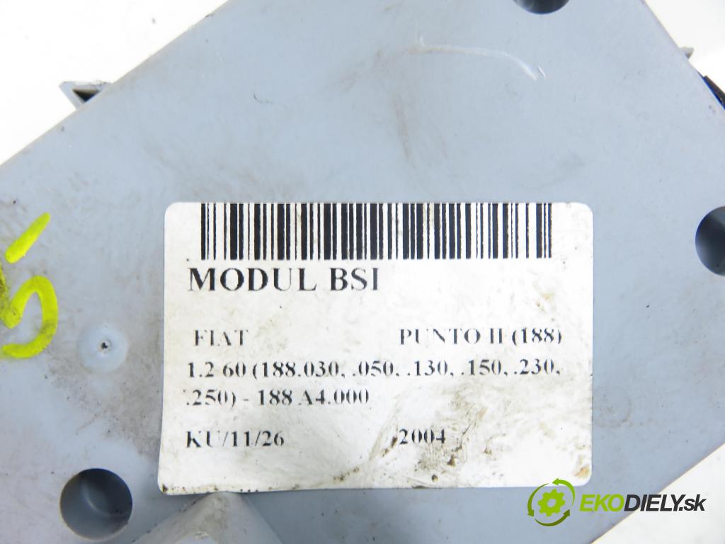 FIAT PUNTO (188_) HB 2004 44,00 1.2 60 - 188 A4.000 1242,00 MODUL BSI 51735169