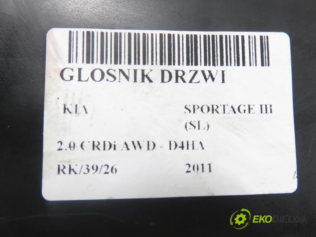 KIA SPORTAGE (SL) SUV 2011 100,00 2.0 CRDi AWD 136 - D4HA 1995,00 reproduktor Dvere 963803W000 ; 963303W500