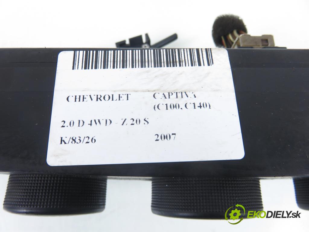 CHEVROLET CAPTIVA (C100, C140) SUV 2007 110,00 2.0 D 4WD 1991,00 Panel kúrenia KLIMATRONIK 96820193