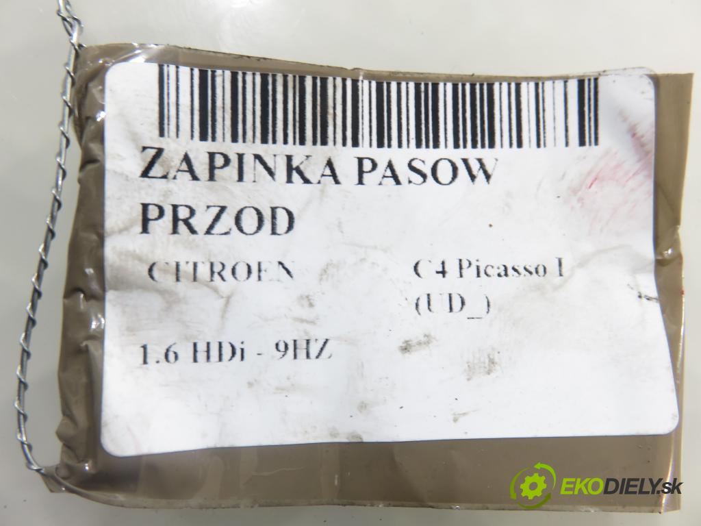 CITROEN C4 Picasso I (UD_) MINIVAN 2010 80,00 1.6 HDi 16V 109 - 9HZ 1560,00 zapínače pásov predný 96845112XT