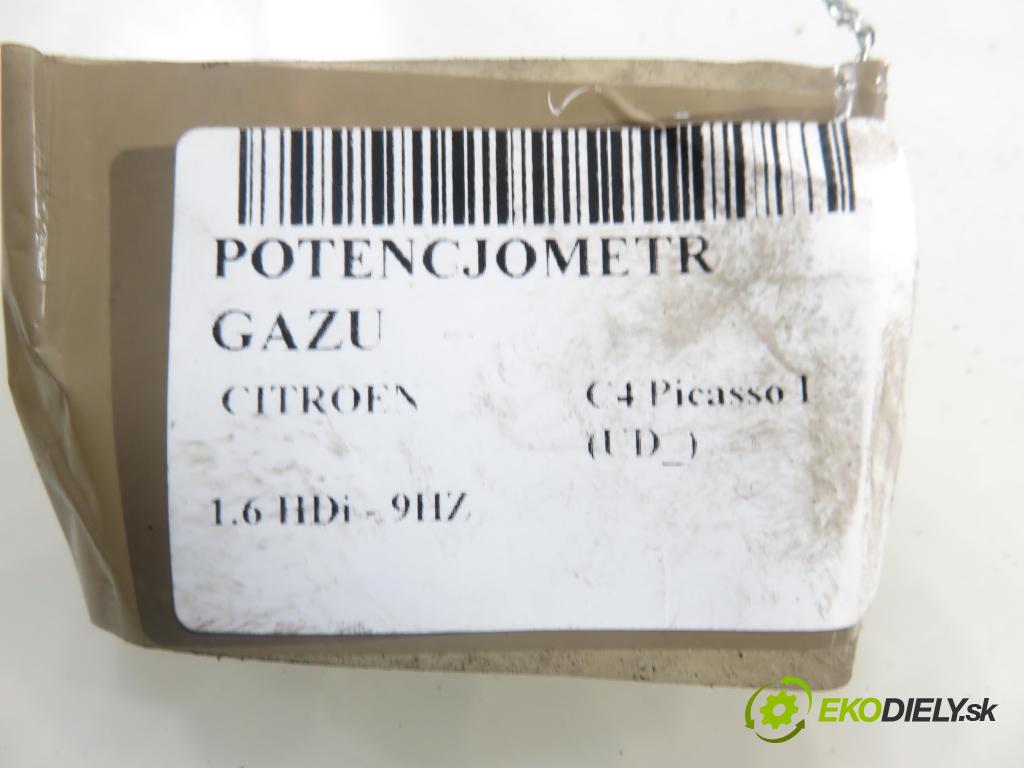 CITROEN C4 Picasso I (UD_) MINIVAN 2010 80,00 1.6 HDi 16V 109 - 9HZ 1560,00 Potenciometer plynu 0280755167 ; 9671416880 (Potenciometer plynového pedálu)