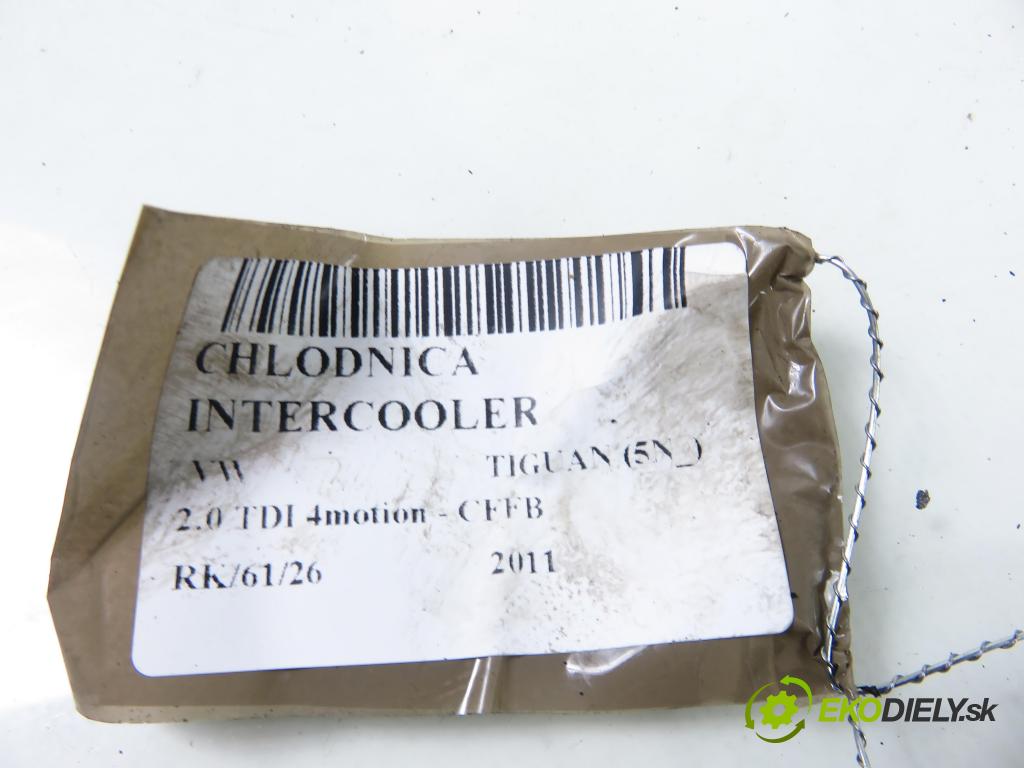 VW TIGUAN (5N_) SUV 2011 103,00 2.0 TDI 4motion - CFFB 1968,00 chladič intercooler 3C0145805AD