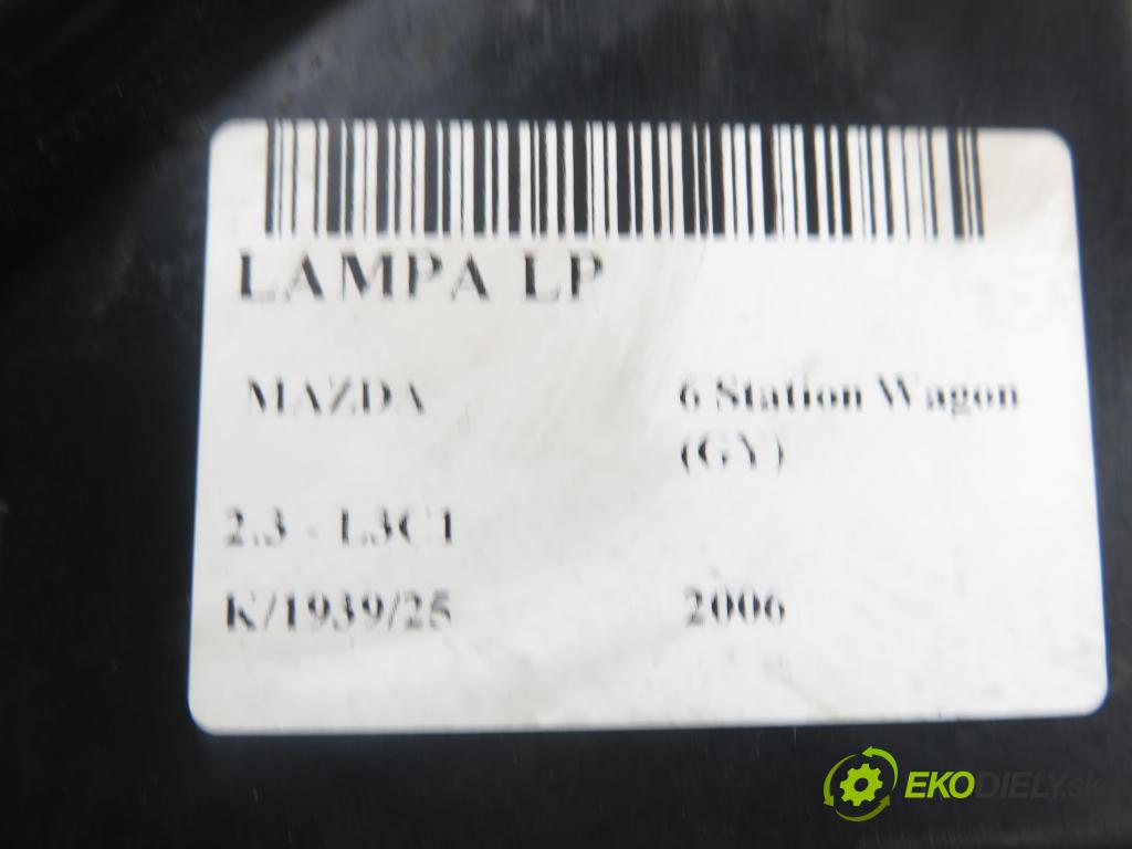 MAZDA 6 Station Wagon (GY) KOMBI 2006 122,00 2.3 - L3C1 2261,00 Svetlo LP 1307329086