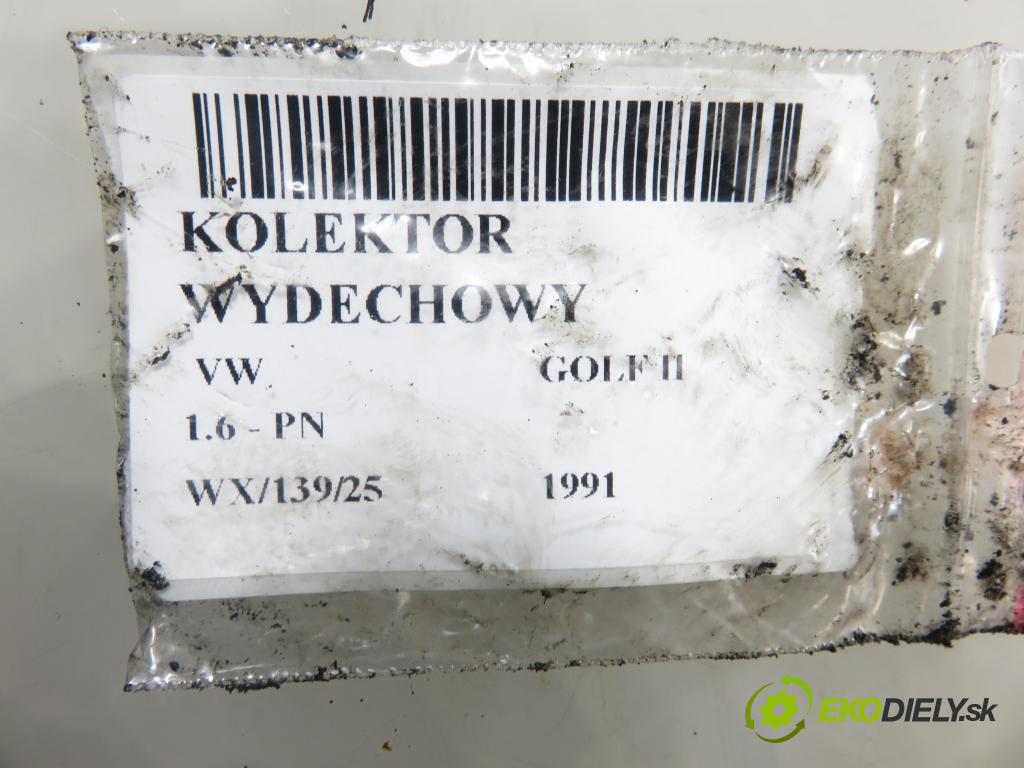 VW GOLF II (19E, 1G1) HB 1991 51,00 1.6 - PN 1595,00 potrubí VYČERPAT:  (Výfukové potrubí)