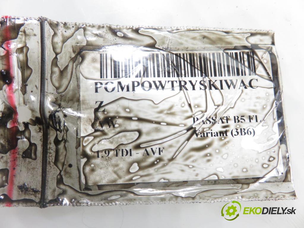 VW PASSAT B5.5 Variant (3B6) KOMBI 2001 96,00 1.9 TDI PD 130 - AVF 1896,00 Vstrekovač 038130073AR ; 0414720214 (Vstrekovač paliva)