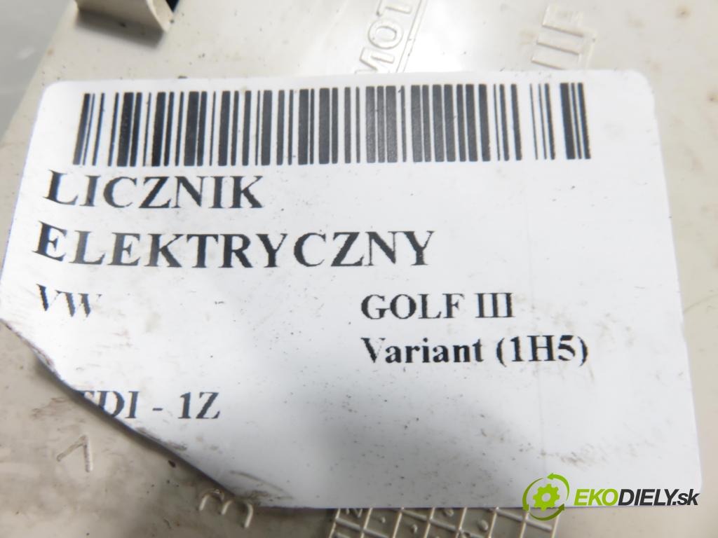VW GOLF III Variant (1H5) KOMBI 1997 66,00 1.9 TDI - 1Z 1896,00 Prístrojovka elektrický 1H0919881P