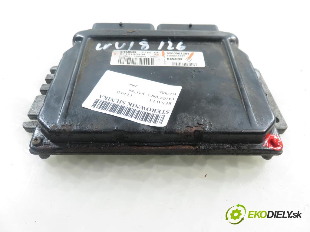 RENAULT CLIO II (BB_, CB_) HB 2000 55,00 1.4 (B/CB0C) - E7J 780 1390,00 Riadiaca jednotka Motor 8200061281 ; 8200044437 ; S110130334A