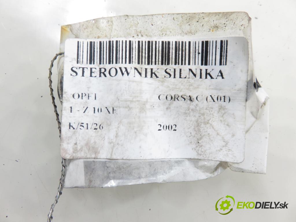 OPEL CORSA C (X01) HB 2002 43,00 1.0 12V 58 - Z 10 XE 973,00 Riadiaca jednotka Motor 0261207421