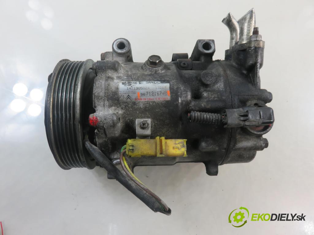 CITROEN C4 Picasso I (UD_) MINIVAN 2010 80,00 1.6 HDi 16V 109 - 9HZ 1560,00 KOMPRESOR: klimatizace 9671216780 (Kompresor klimatizace)