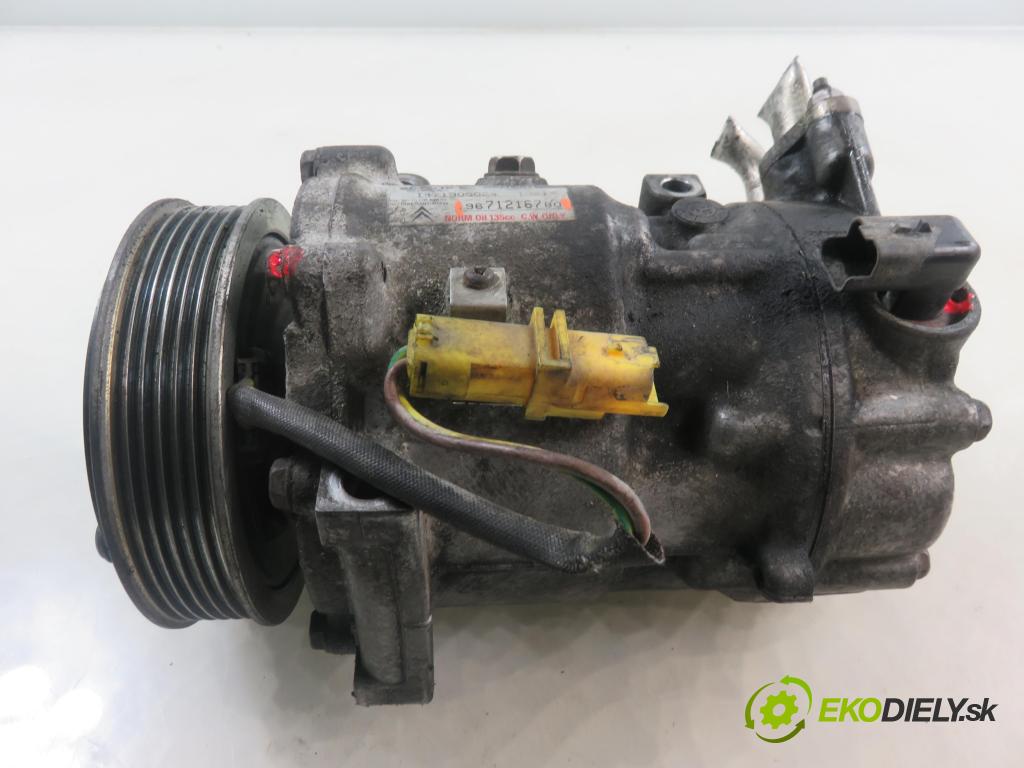 CITROEN C4 Picasso I (UD_) MINIVAN 2010 80,00 1.6 HDi 16V 109 - 9HZ 1560,00 KOMPRESOR: klimatizace 9671216780 (Kompresor klimatizace)