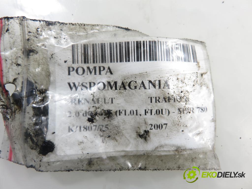 RENAULT TRAFIC II Skrzynia (FL) FURGON 2007 84,00 2.0 dCi 115 - M9R 780 1995,00 Pumpa servočerpadlo 8200357347 (Servočerpadlo)