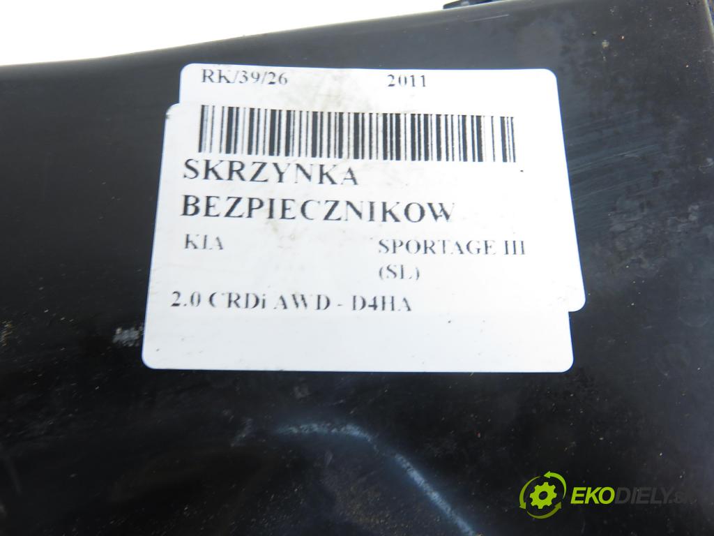 KIA SPORTAGE (SL) SUV 2011 100,00 2.0 CRDi AWD 136 - D4HA 1995,00 Skrinka POJISTKY: 919502S010