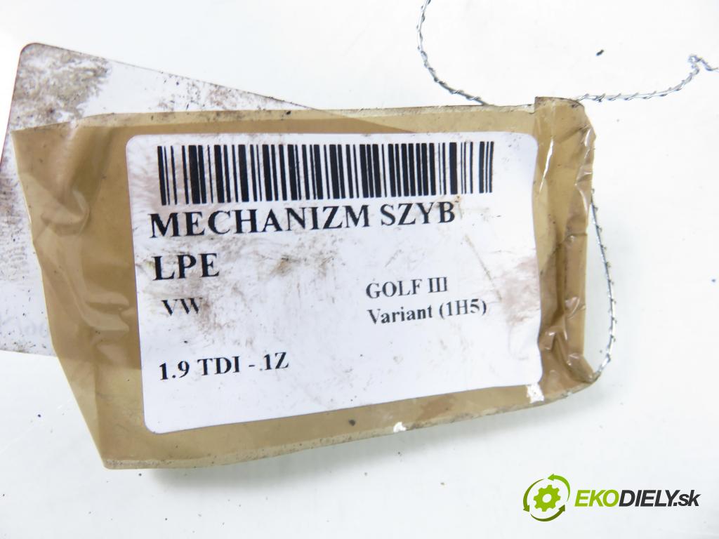 VW GOLF III Variant (1H5) KOMBI 1997 66,00 1.9 TDI - 1Z 1896,00 Mechanizmus okien 1H0837401F