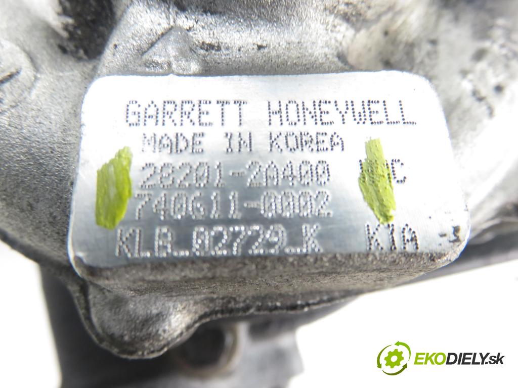 KIA CEE'D SW (ED) KOMBI 2008 66,00 1.6 CRDi 90 - D4FB-L 1582,00 RYCHLONABÍJEČKA: 282012A400 ; 7406110002 (Kompletní turbodmychadlo)