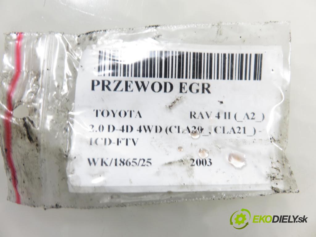 TOYOTA RAV 4 II (_A2_) SUV 2003 85,00 2.0 D-4D 4WD 116 - 1CD-FTV 1995,00 rúrka EGR 