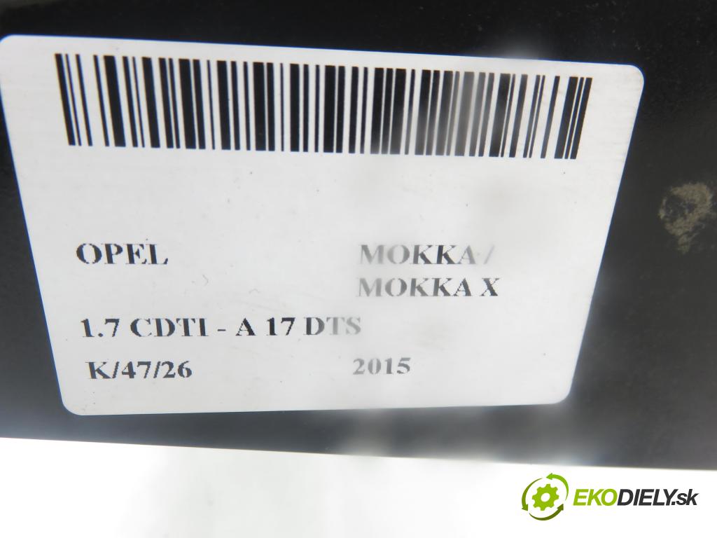 OPEL MOKKA / MOKKA X CROSSOVER 2015 96,00 1.7 CDTI - A 17 DTS 1686,00 Volant vzduchu 94560878