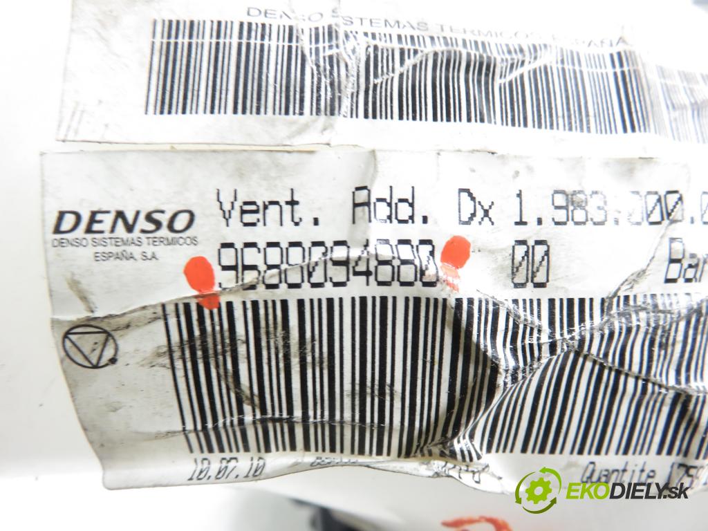 CITROEN C4 Picasso I (UD_) MINIVAN 2010 80,00 1.6 HDi 16V 109 - 9HZ 1560,00 Ventilátor vetráku 9688094880