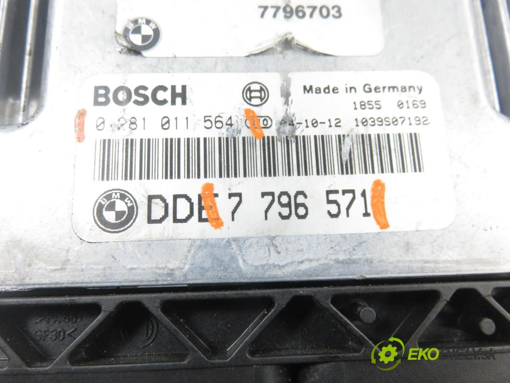 BMW X3 (E83) SUV 2004 110,00 2.0 d 150 - M47 D20 (204D4) 1995,00 Riadiaca jednotka Motor 0281011564 ; 7796571