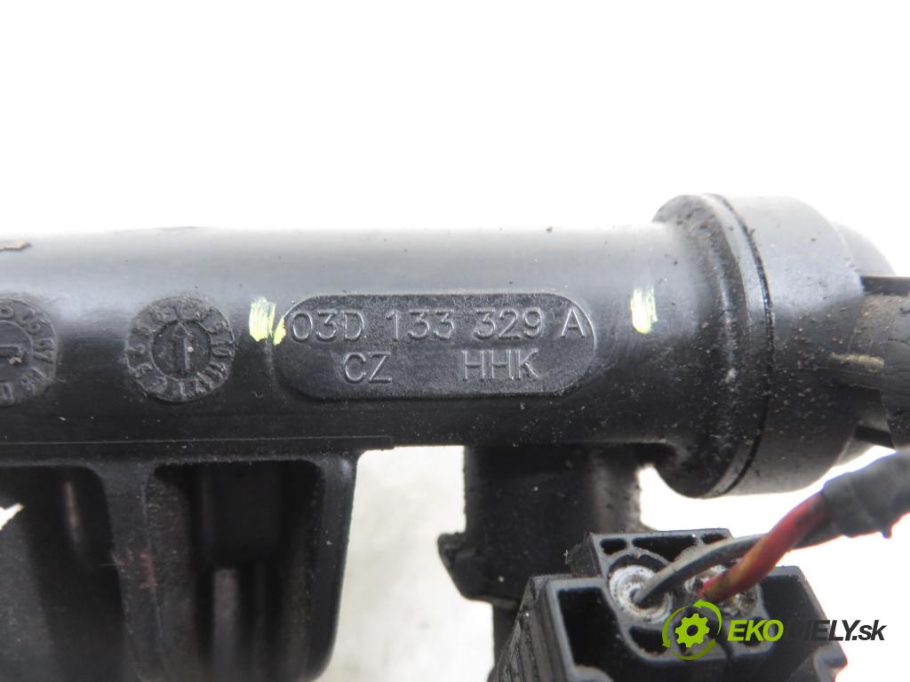 VW POLO (9N_) HB 2003 40,00 1.2 6V 54 - AWY 1198,00 lišta vstřikovací 03D906031C ; 03D133329A ; 03D133319C (Vstřikovací lišta)