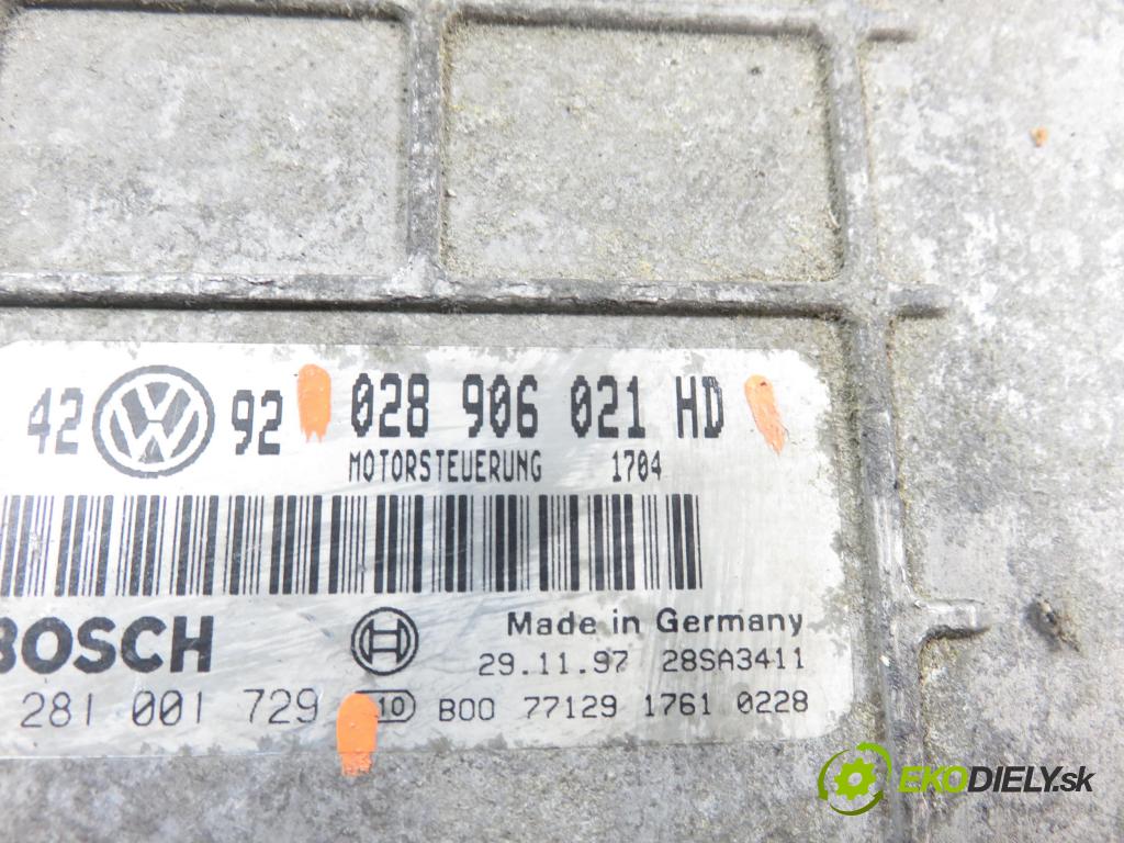 VW GOLF III Variant (1H5) KOMBI 1997 66,00 1.9 TDI - 1Z 1896,00 Riadiaca jednotka Motor 028906021HD ; 0281001729