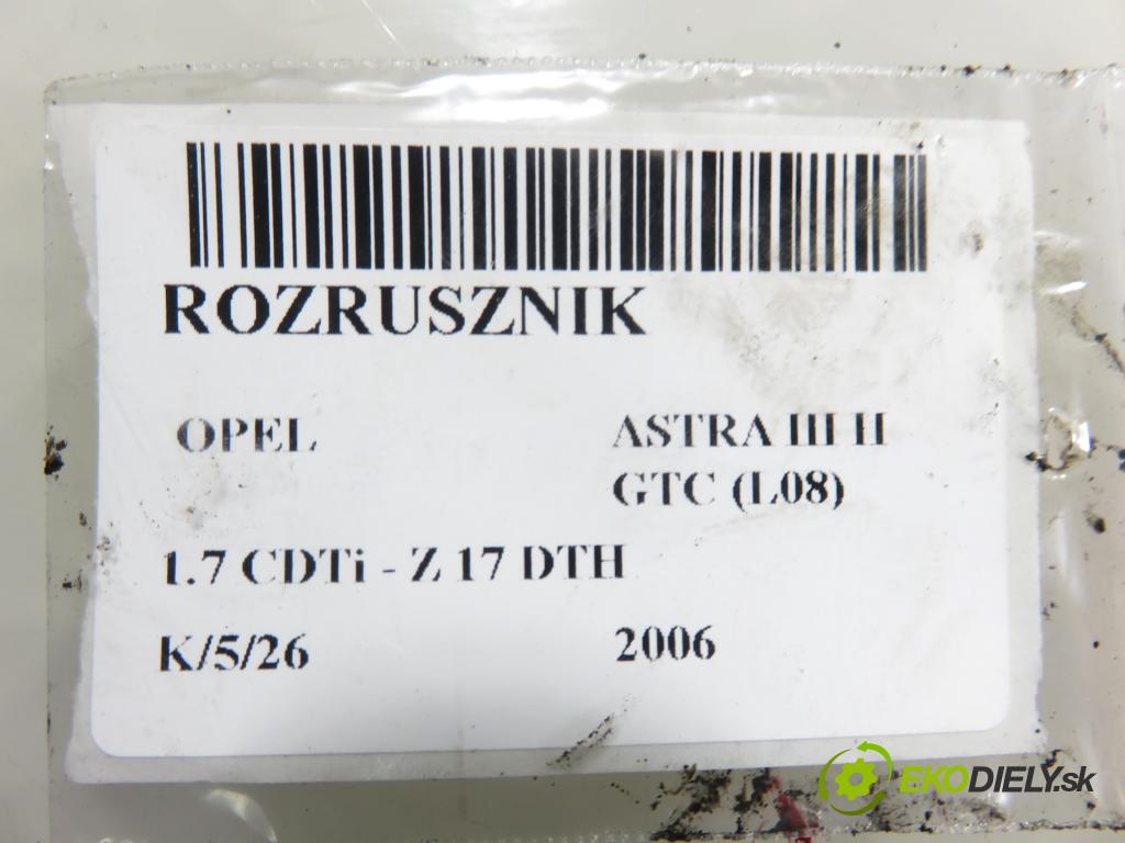 OPEL ASTRA H GTC (L08) HB 2006 74,00 1.7 CDTi - Z 17 DTH 1686,00 Štartér S2001 (Štartér)