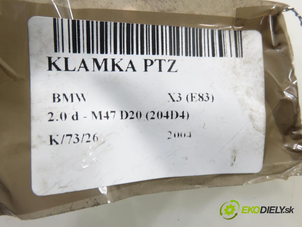 BMW X3 (E83) SUV 2004 110,00 2.0 d 150 - M47 D20 (204D4) 1995,00 Kľučka 3330984