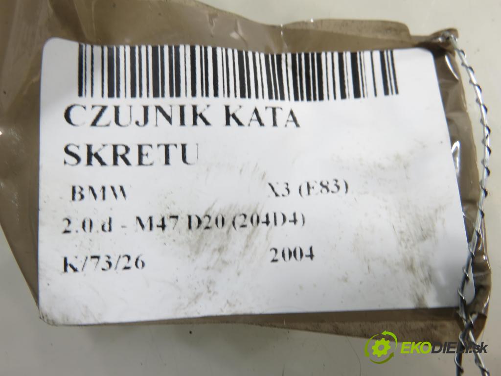 BMW X3 (E83) SUV 2004 110,00 2.0 d 150 - M47 D20 (204D4) 1995,00 Snímač KATA ABSTRAKTNÍ: 37146760232