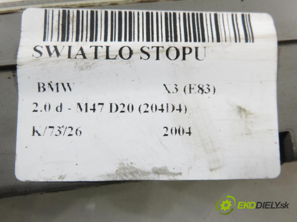 BMW X3 (E83) SUV 2004 110,00 2.0 d 150 - M47 D20 (204D4) 1995,00 svetlo bŕzd 
