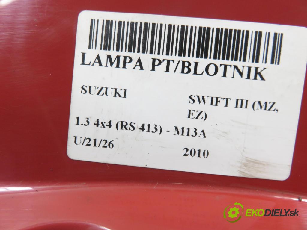 SUZUKI SWIFT III (MZ, EZ) HB 2010 68,00 1.3 4x4 (RS 413) - M13A 1328,00 Svetlo pravé zadné 