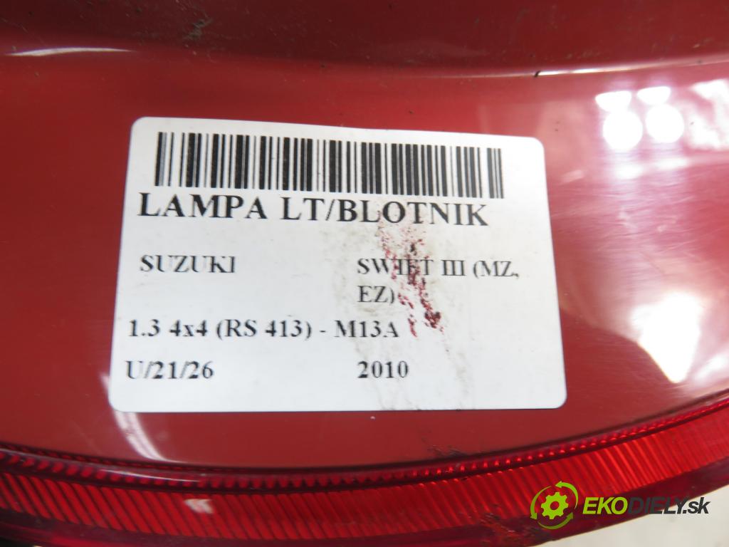 SUZUKI SWIFT III (MZ, EZ) HB 2010 68,00 1.3 4x4 (RS 413) - M13A 1328,00 Svetlo ľavé zadné 