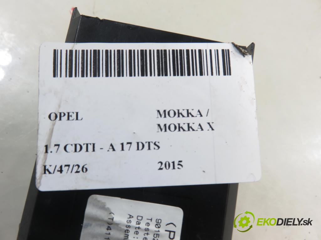 OPEL MOKKA / MOKKA X CROSSOVER 2015 96,00 1.7 CDTI - A 17 DTS 1686,00 Riadiaca jednotka klimatizácie 13594970 (Kľučka dverí ostatné)