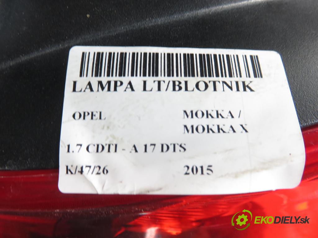 OPEL MOKKA / MOKKA X CROSSOVER 2015 96,00 1.7 CDTI - A 17 DTS 1686,00 Svetlo ľavé zadné 