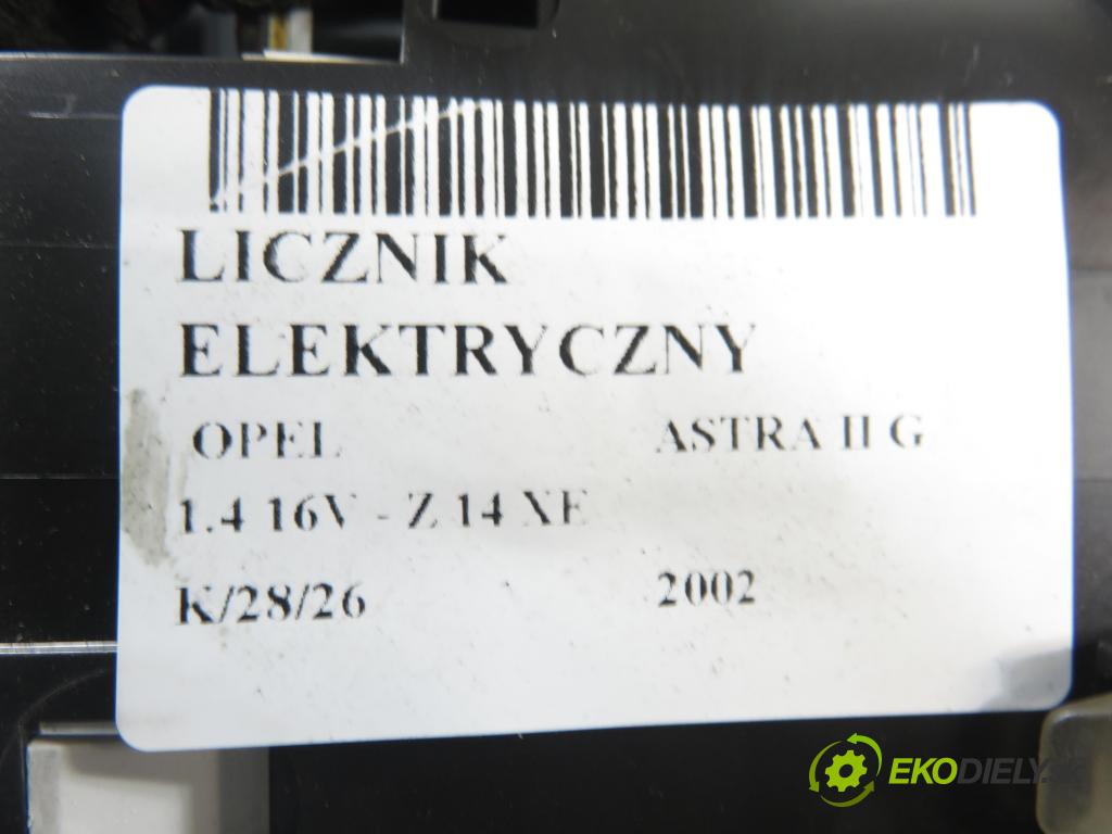 OPEL ASTRA G liftback (T98) HB 2002 66,00 1.4 16V - Z 14 XE 1389,00 Prístrojovka elektrický 24451495TK