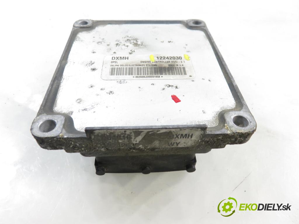 OPEL ASTRA G liftback (T98) HB 2002 66,00 1.4 16V - Z 14 XE 1389,00 Riadiaca jednotka Motor 12242030