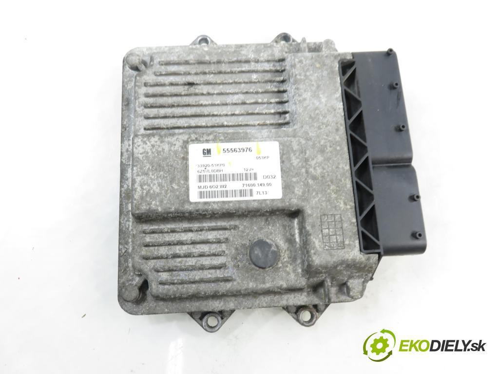 OPEL AGILA (B) (H08) HB 2008 55,00 1.3 CDTI - Z 13 DTJ 1248,00 Riadiaca jednotka Motor 55563976 ; 3392051KP0