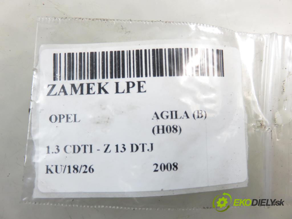 OPEL AGILA (B) (H08) HB 2008 55,00 1.3 CDTI - Z 13 DTJ 1248,00 zámok 